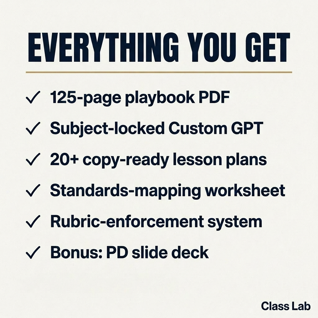Everything you get — the full contents checklist